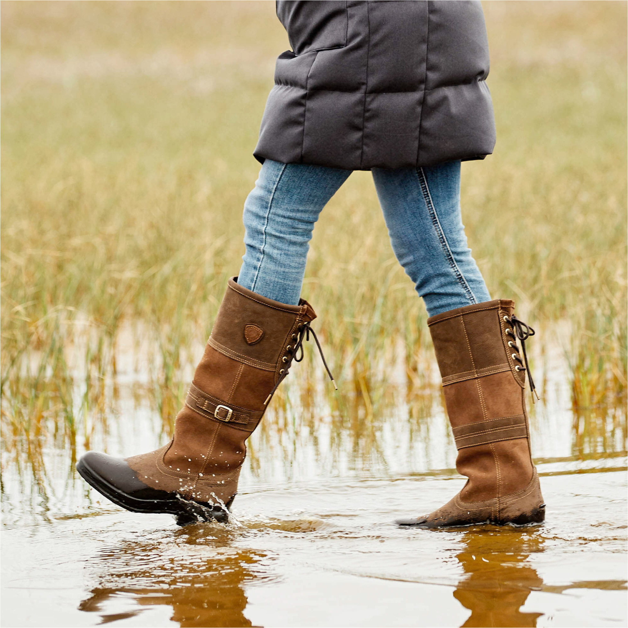 Ariat Womens Langdale H20 Country Boots 10024982 - Java